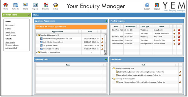 YEM Interface